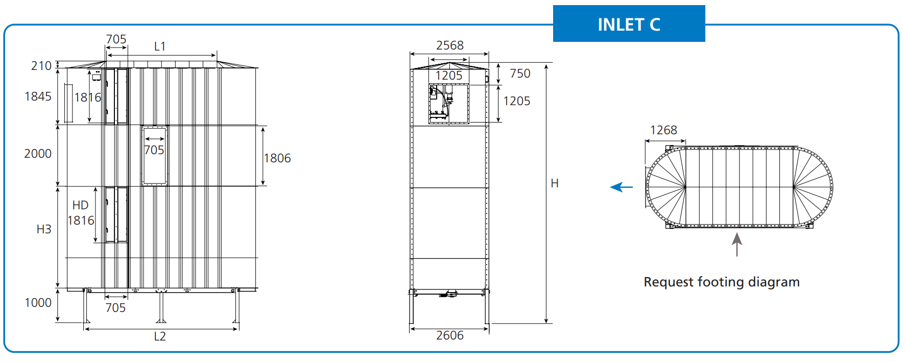 SBF Inlet C Dimension 2